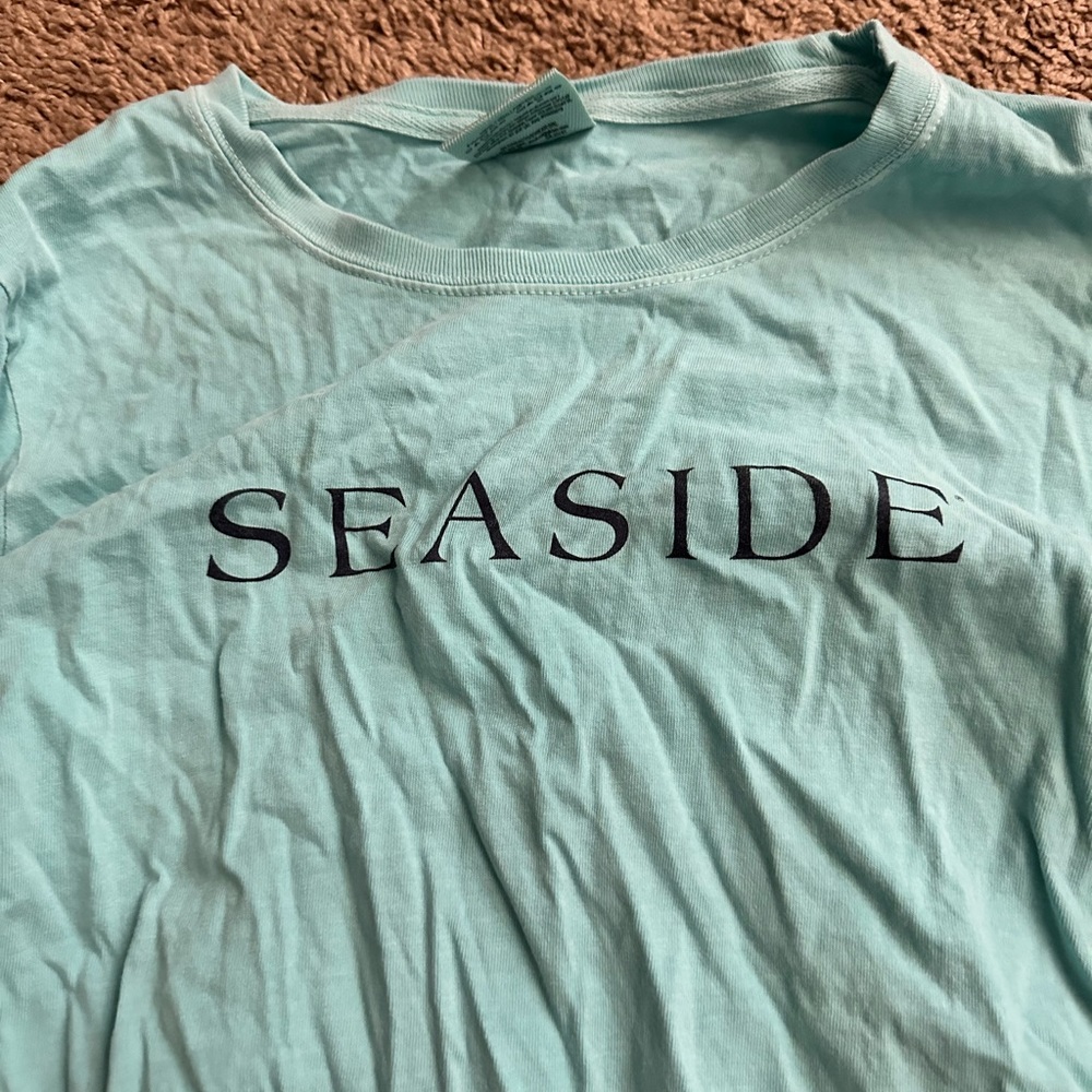 Size Small Blue Long Sleeve Seaside Shirt Never Worn